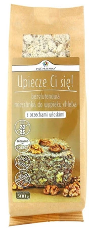 Pięć Przemian − Bezglutenowa mieszanka do wypieku chleba KETO z orzechami włoskimi − 500 g