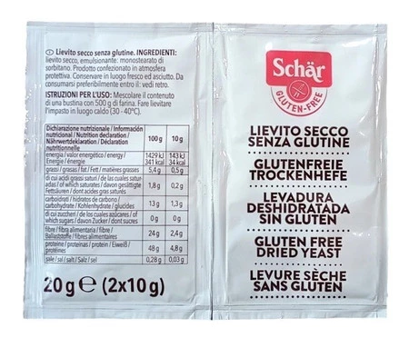 Schar Lievito- drożdże suche BEZGL. 20 g