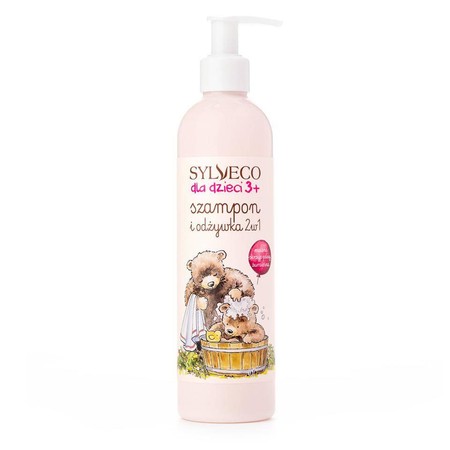 Sylveco dla dzieci 3+ - Szampon i odżywka 2w1 - 300ml